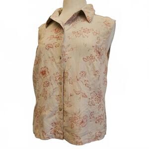 Vintage Andrea Viccaro, Linen and silk blend.